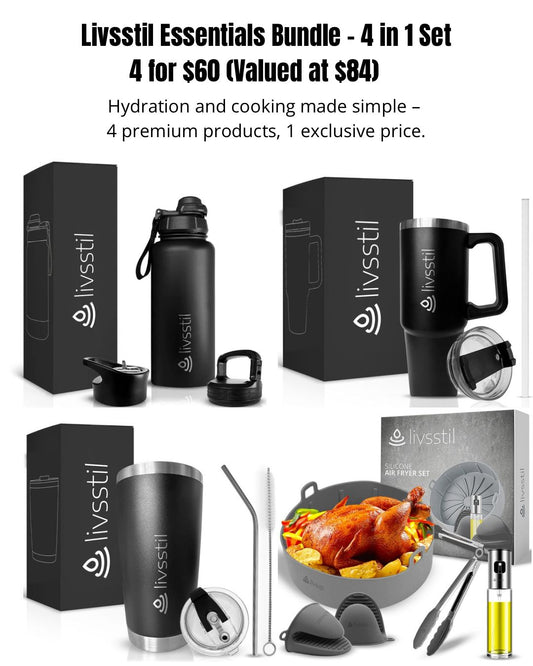 livsstil Essentials Bundle - 4 in 1 Set - 4 for $60